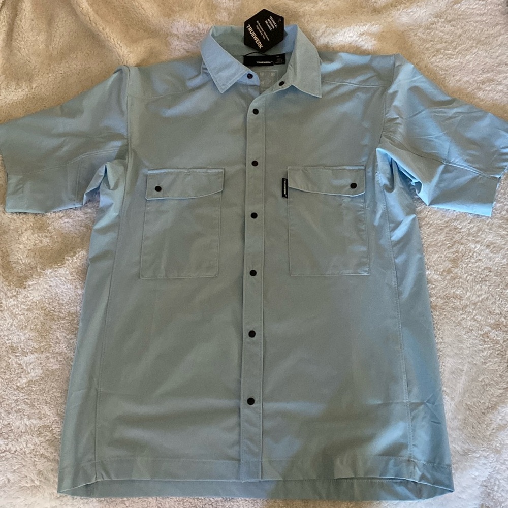 Truewerk Mens Cloud Shirt Sleeve shirt Size M